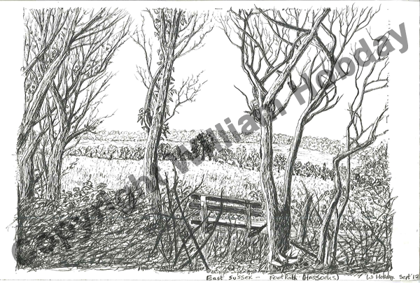 East Sussex footpath Hassocks